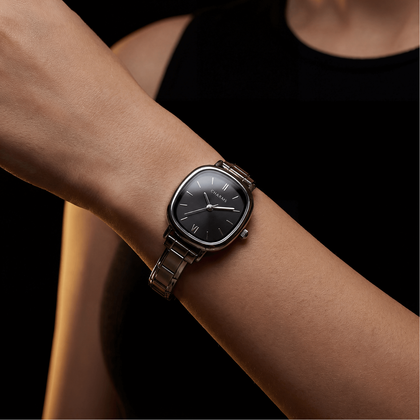 Capri – Edizione argento con quadrante nero