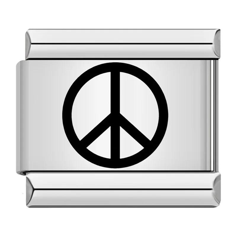 Peace, on Silver - Charms Official