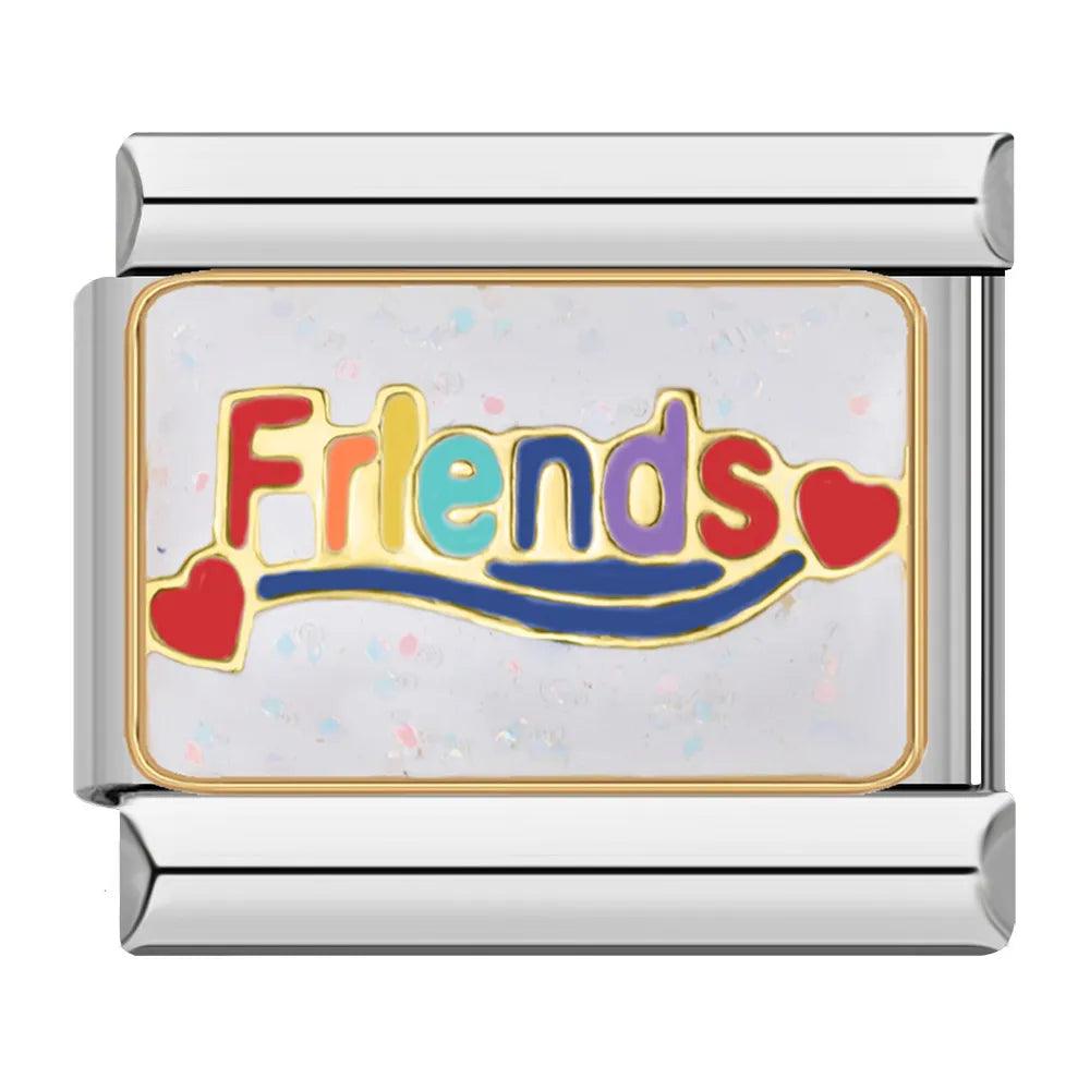 Rainbow Fiends, on Silver - Charms Official