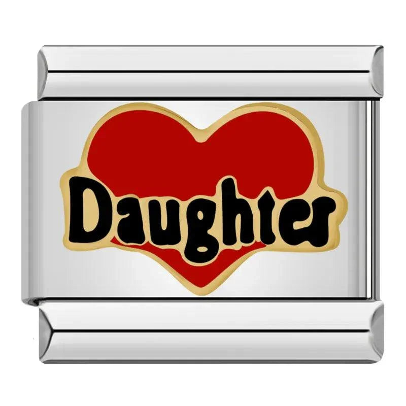 Red Heart for Daughter - Charms Official