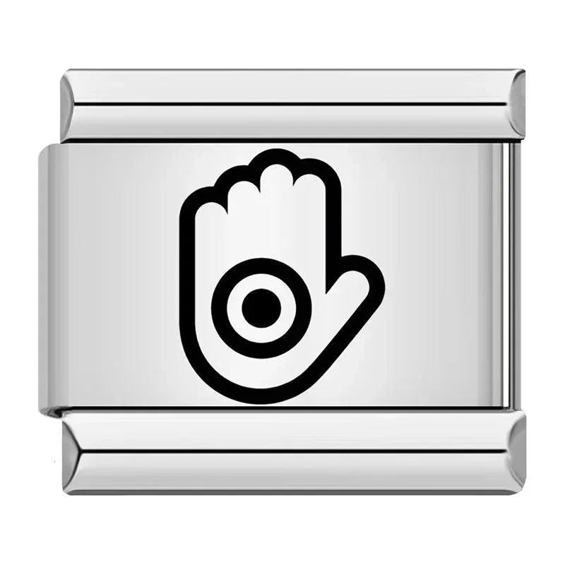 Stop, on Silver - Charms Official