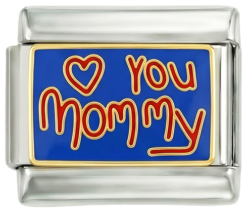 Blue Plate, I Love You Mommy, on Silver - Blue-Plate-I-Love-You-Mommy-on-Silver.png