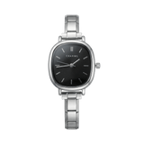 Capri Watch in argento – Edizione con quadrante nero