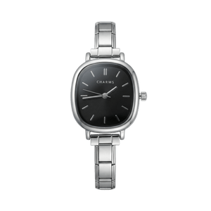 Orologio Capri argento – Edizione quadrante nero