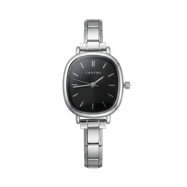 Orologio Capri argento – Edizione quadrante nero