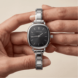 Capri Watch in argento – Edizione con quadrante nero