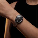 Capri Watch in argento – Edizione con quadrante nero