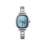 Capri Watch in argento – Edizione con quadrante blu