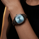 Capri Watch in argento – Edizione con quadrante blu