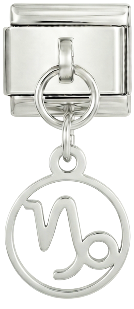 Segno del Capricorno, in argento