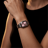 Como Watch in argento – Edizione con quadrante rosa