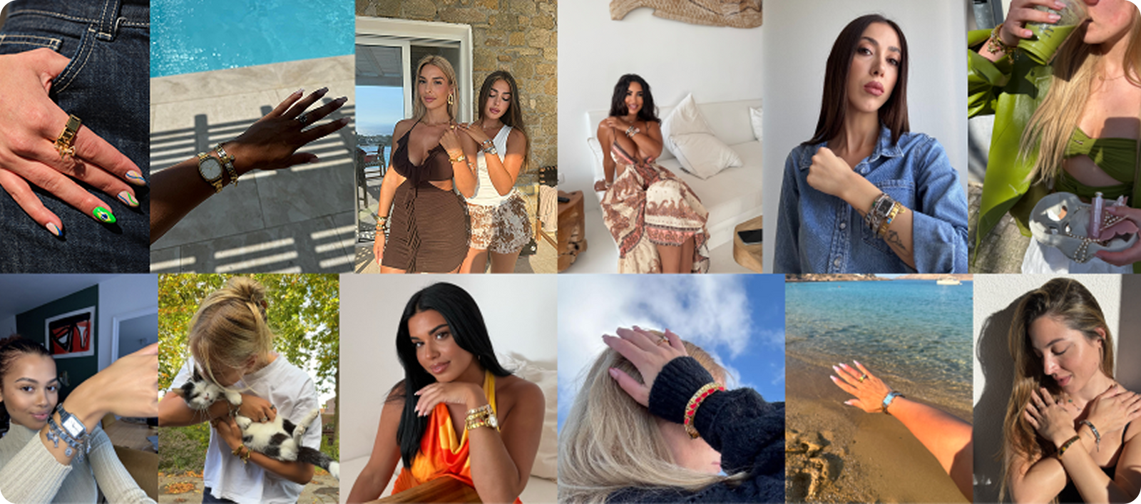 Collage dei polsi della comunità