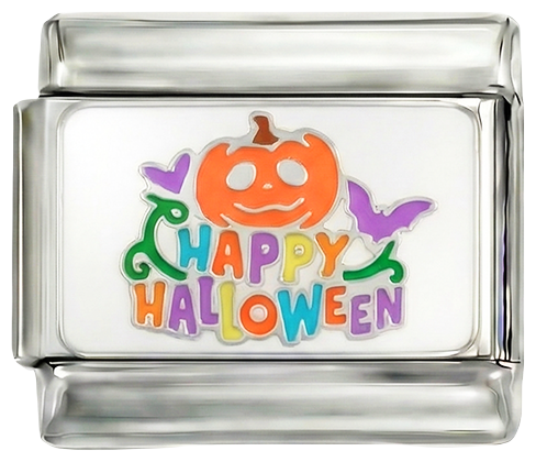Buon Halloween con zucca in argento