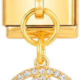 Eye with Blue and White Stones, on Gold - eye-with-blue-and-white-stones-on-gold.png