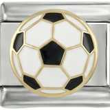 Pallone da calcio, su argento