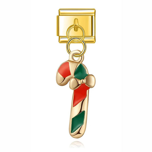 Gold Candy Cane - Charms Official