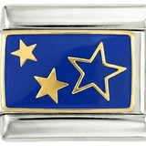 Gold Stars in the Sky, on Silver - gold-stars-in-the-sky-on-silver.png