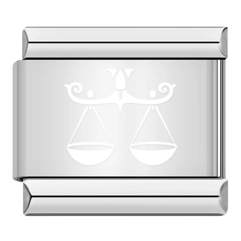 Libra, on Silver - Charms Official