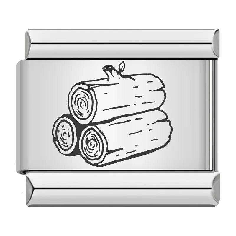 Woods, on Silver - Charms Official